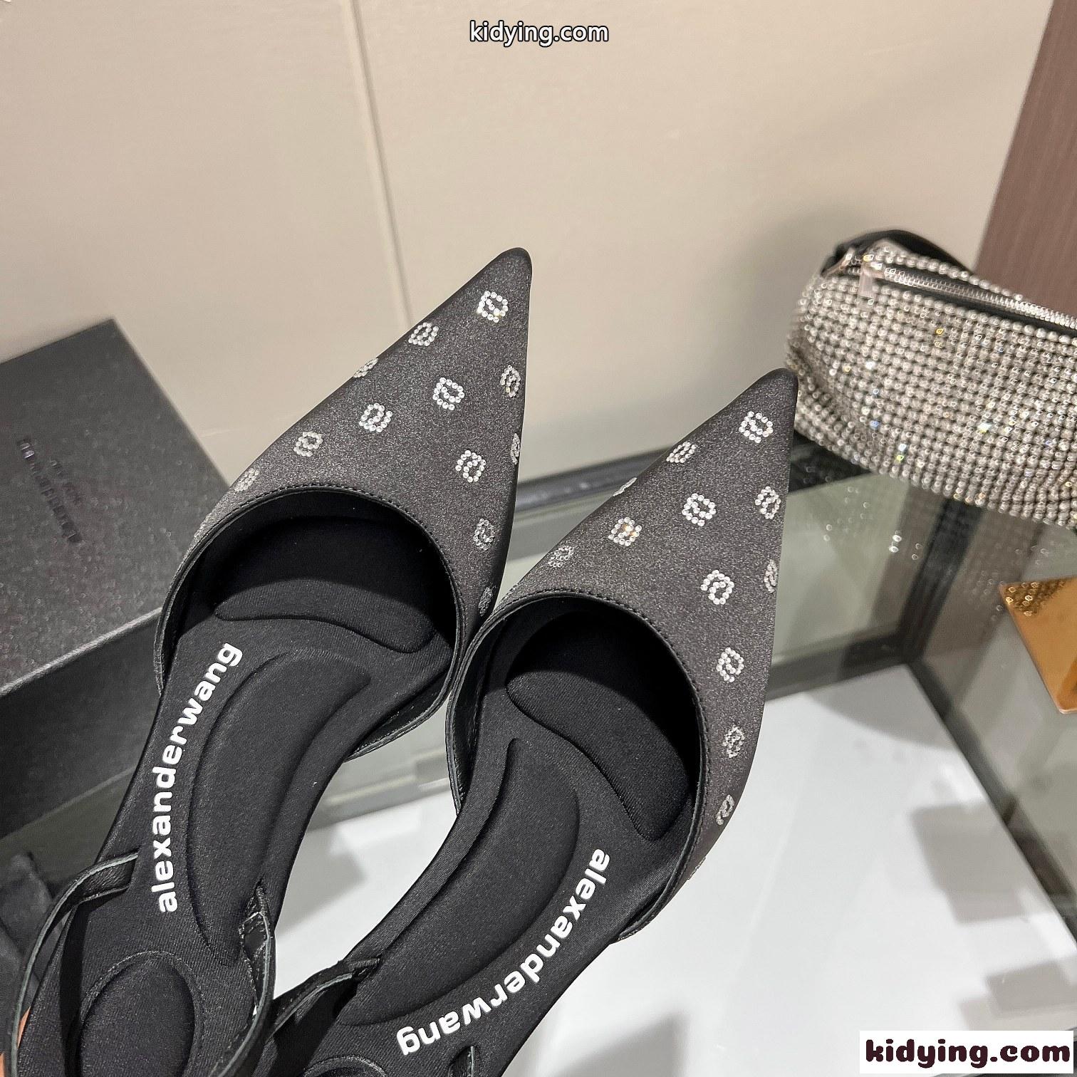 上品 エレミュール パンプス アレキサンダーワング パンプス コピー ブラック-0