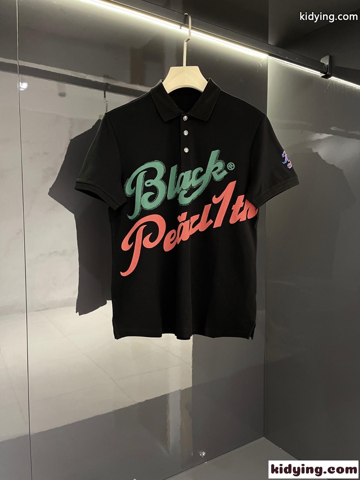 カジュアル ポロシャツ メンズ トップス フィリッププレイン 半袖Tシャツ コピー コットン 着心地いい おしゃれ-1