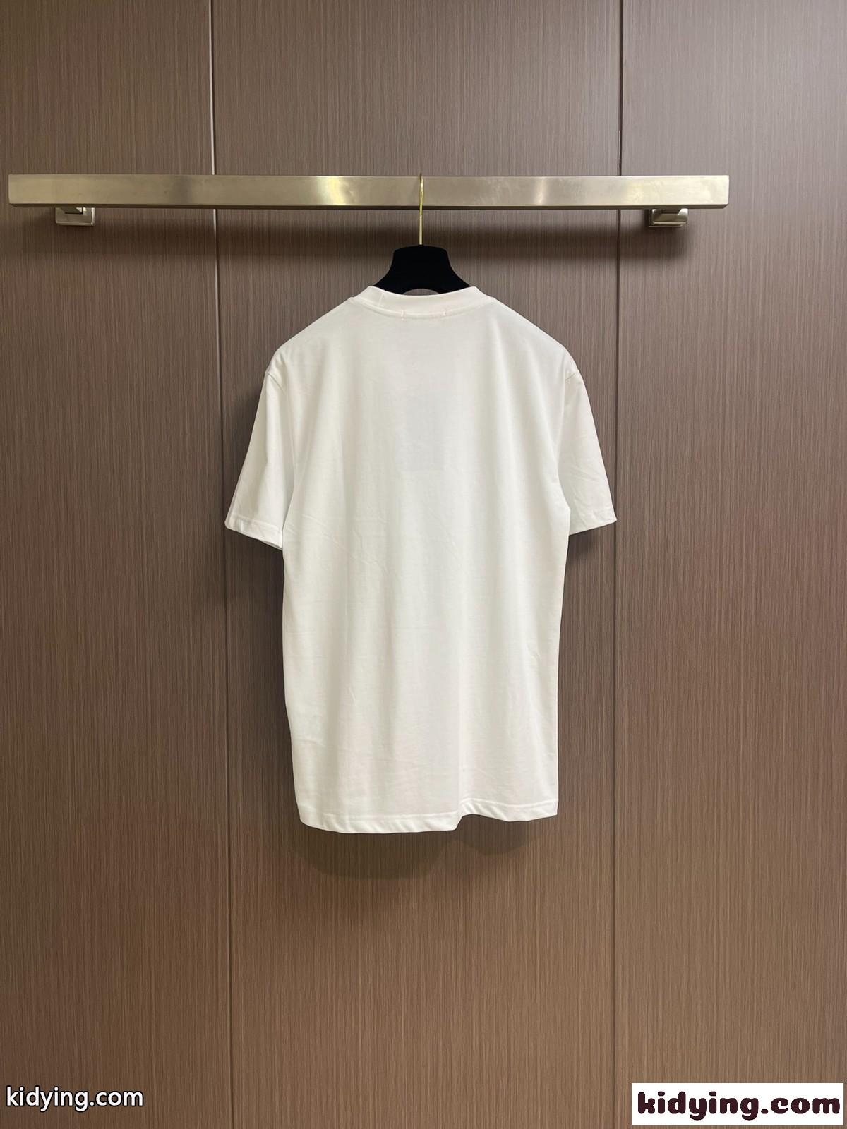 シンプル ロゴアップリケ コットン 半袖Tシャツ グッチ Tシャツ コピー クルーネック-0