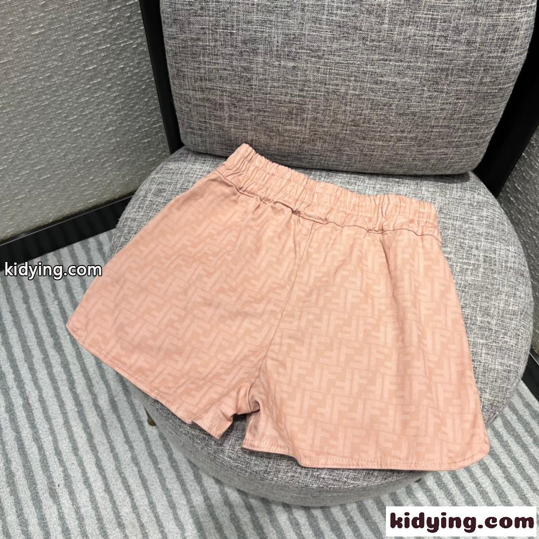 フェンディ パンツ コピー レディース お洒落 人気 ウエストゴム ショートパンツ-0