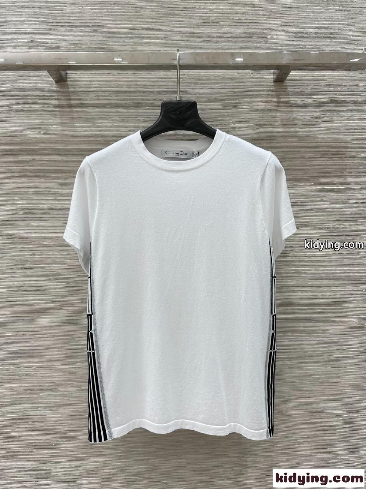 Dior Graphique コットンTシャツ クリスチャン・ディオール Tシャツ コピー-2