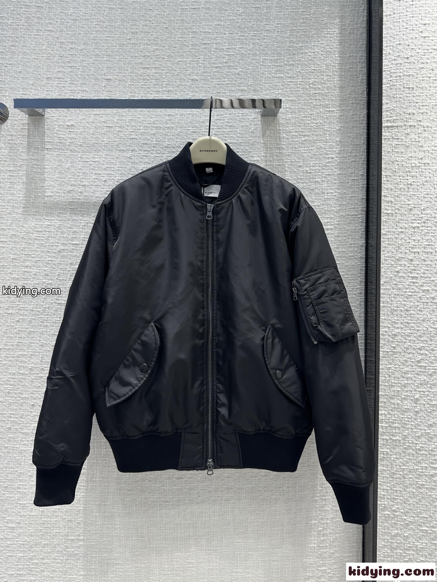 オークリーフクレスト ナイロン ボマージャケット バーバリー ジャケット コピー-2
