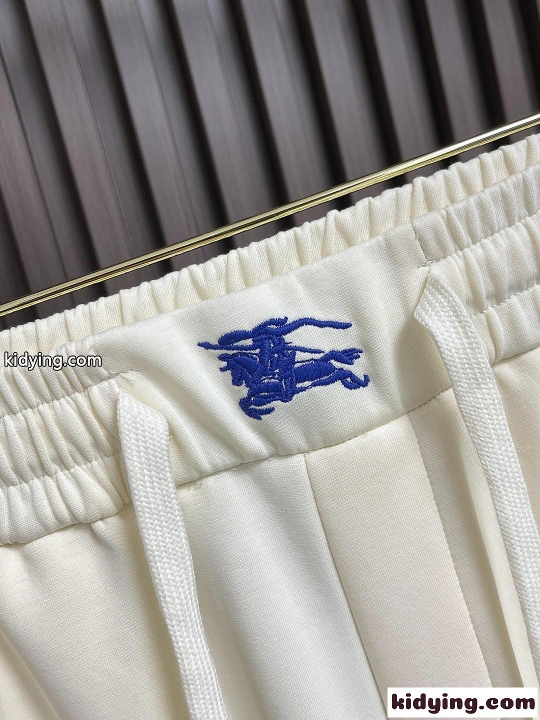 カジュアル 刺繍入り スウェットパンツ バーバリー パンツ コピー 3色あり-4