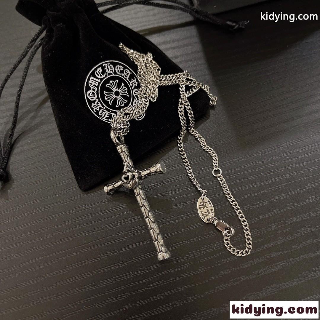 お洒落 人気 カジュアル クロムハーツ ネックレス コピー ストリート アクセサリー-4