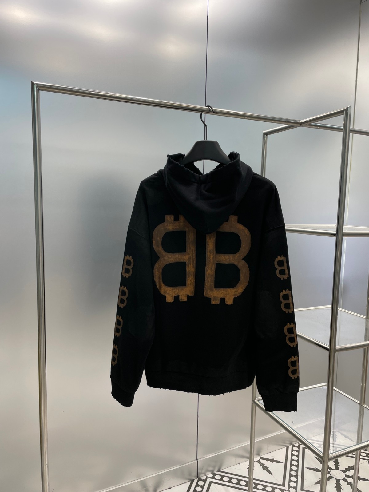 定番 おしゃれ バレンシアガ CRYPTO HOODIE コピー パーカー ユニセックス-1