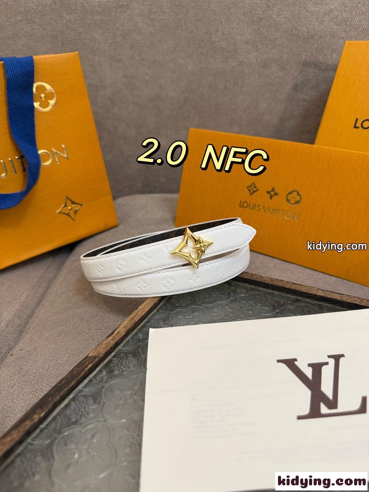 ベルト･LV フラワーグラム 20MM リバーシブル ルイ・ヴィトン スーパーコピー ホワイト-0