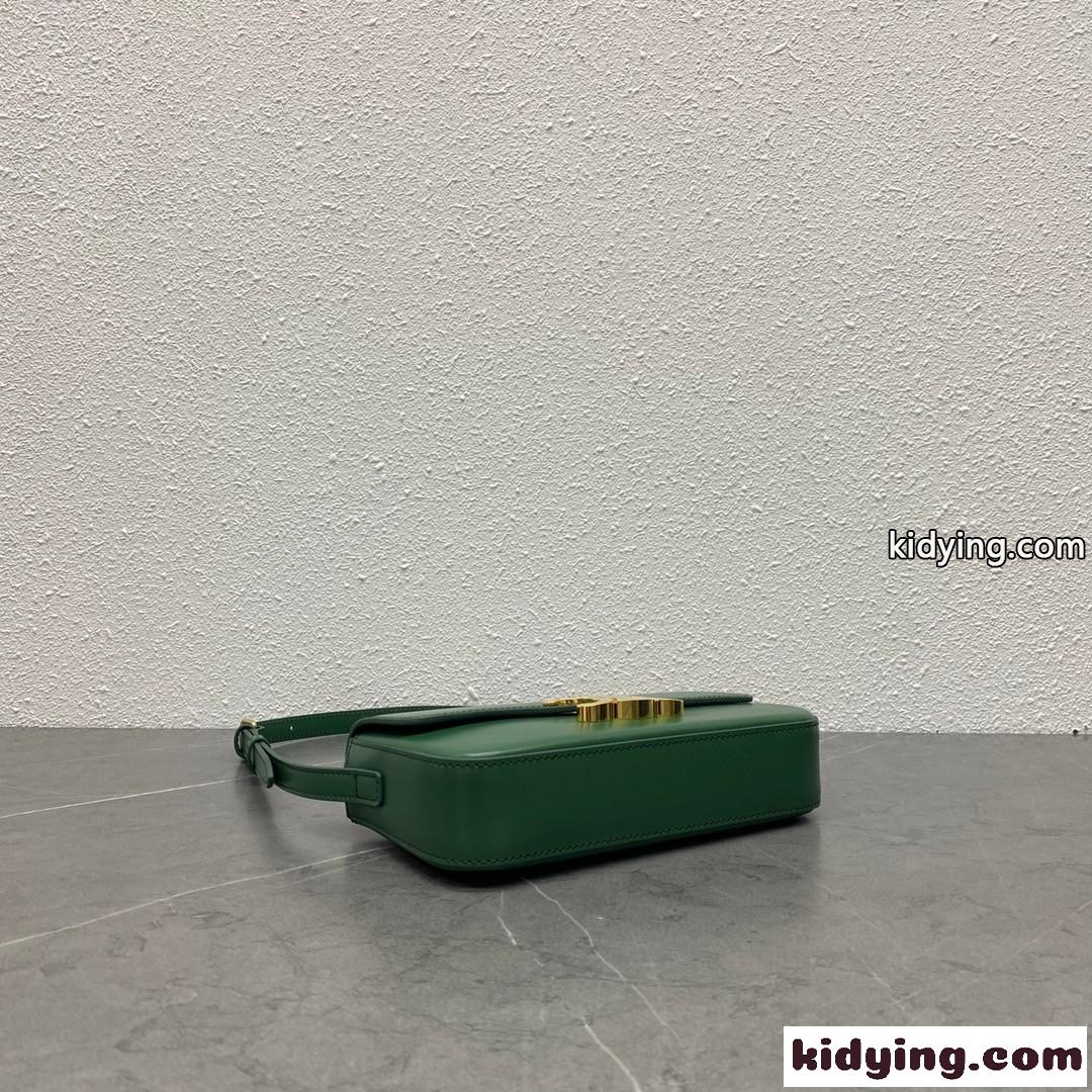 フェミニン 上品 トリオンフ ショルダーバッグ セリーヌ バッグ コピー レディース グリーン-4