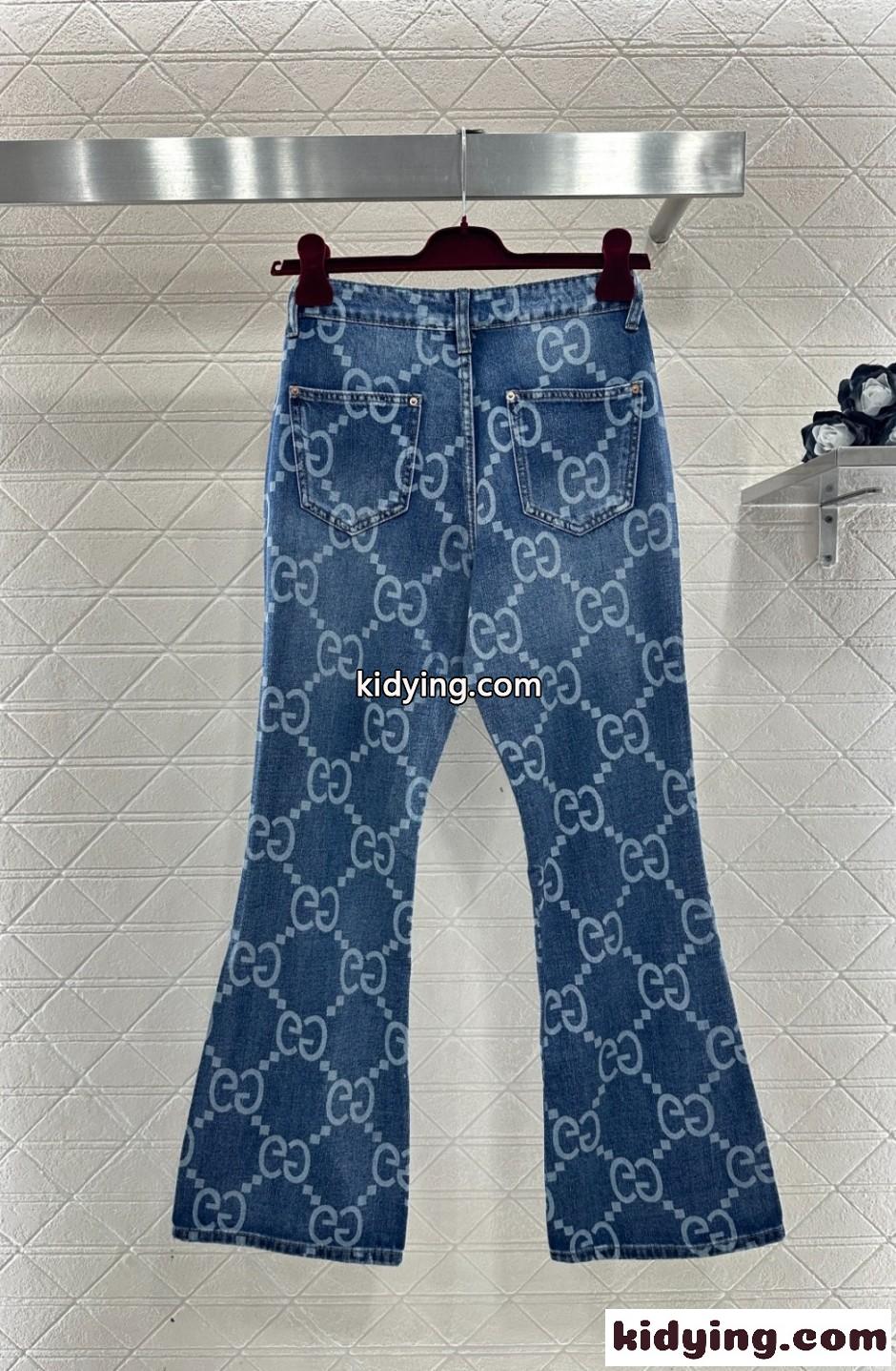 GG ウォッシュド デニムパンツ グッチ ジーンズ コピー レディース 合わせやすい-0