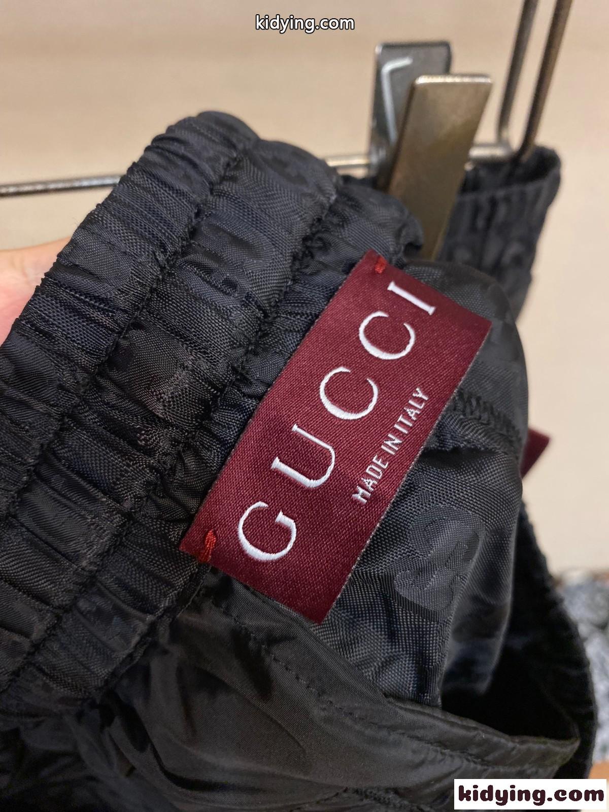 軽量 GG ナイロン ジャカード ショートパンツ グッチ パンツ コピー ショーツ-2