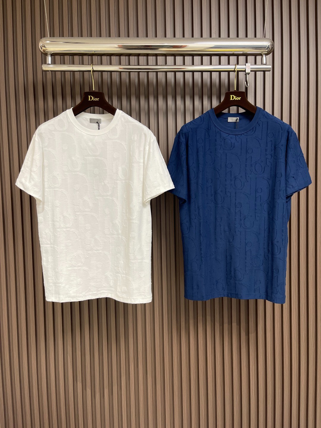 上品 コットンジャージー 半袖Tシャツ クリスチャン・ディオール Tシャツ 偽物-0