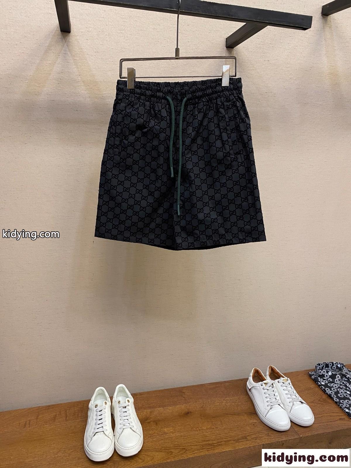 カジュアル 上品 GG ショートパンツ グッチ パンツ 偽物 ブラック-1