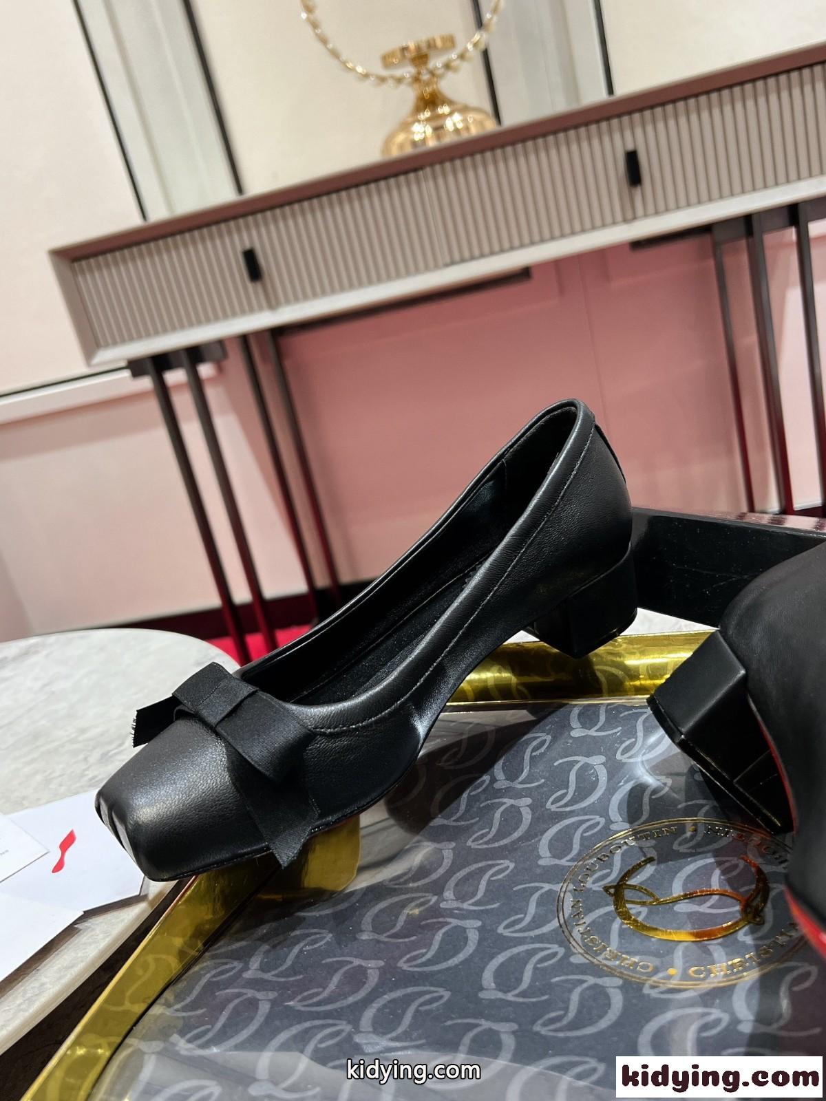 Mamaflirt 30 mm バレリーナパンプス クリスチャン・ルブタン パンプス コピー ブラック-1
