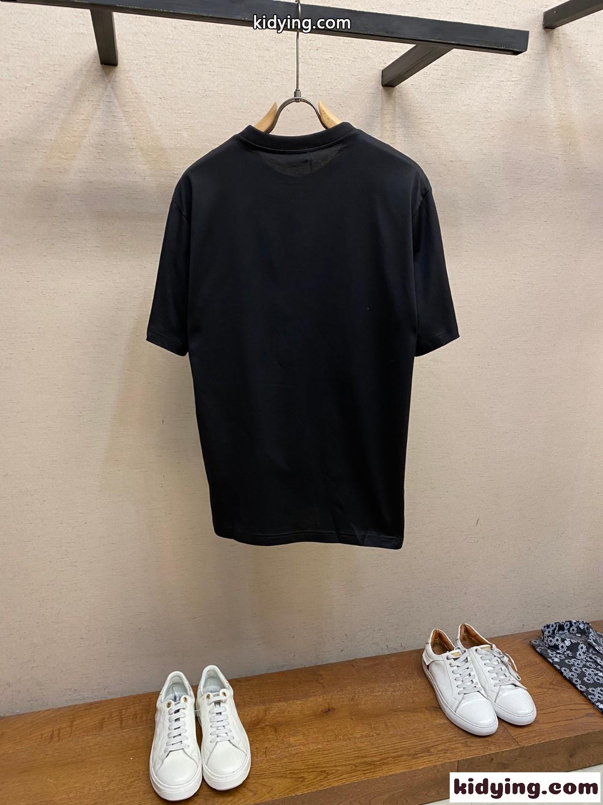 おしゃれ 人気 ロゴ入り クリスチャン・ディオール Tシャツ コピー 半袖Tシャツ ブラック-0