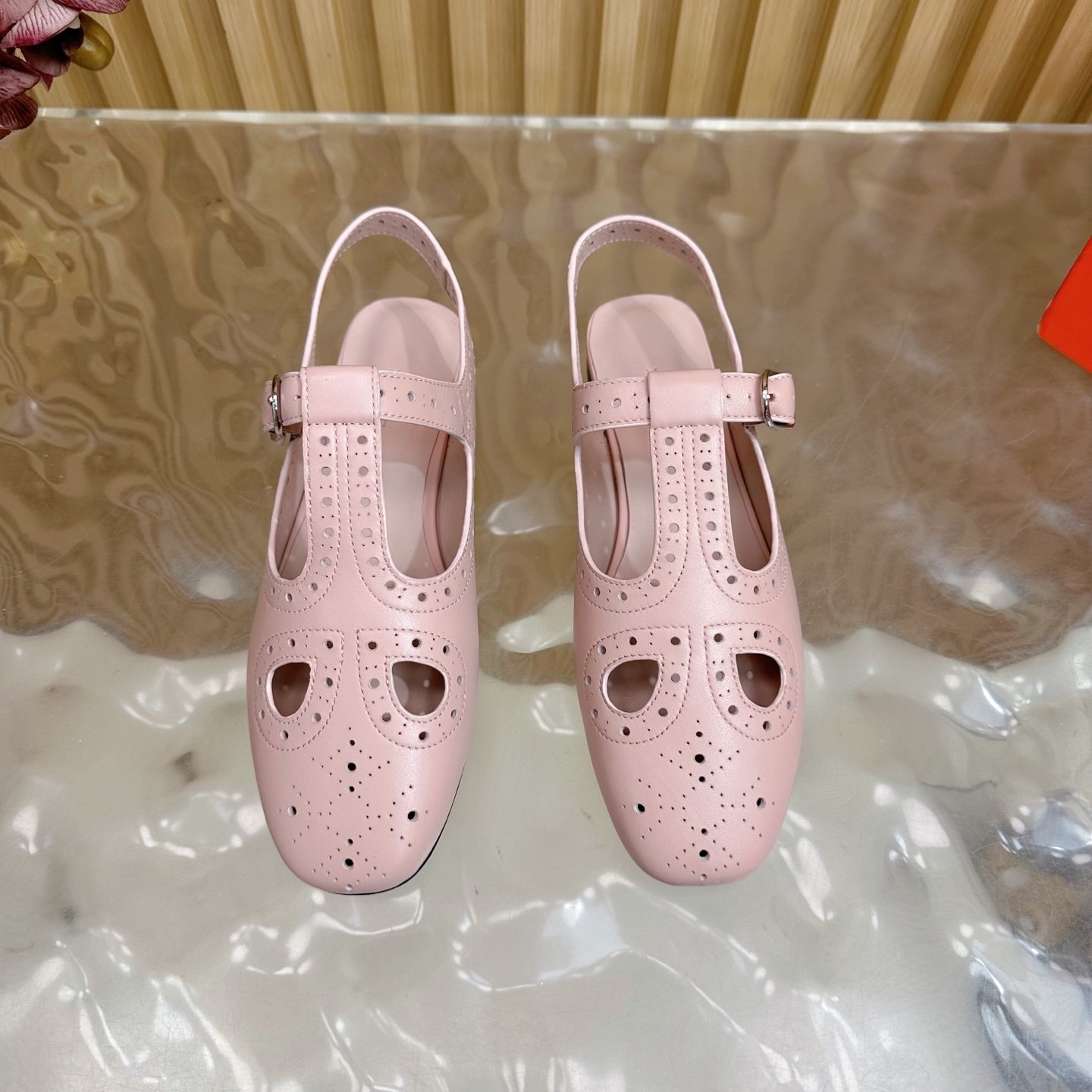 フェンミン 可愛い 疲れにくい エルメス Kim パンプス スーパーコピー ピンク-0