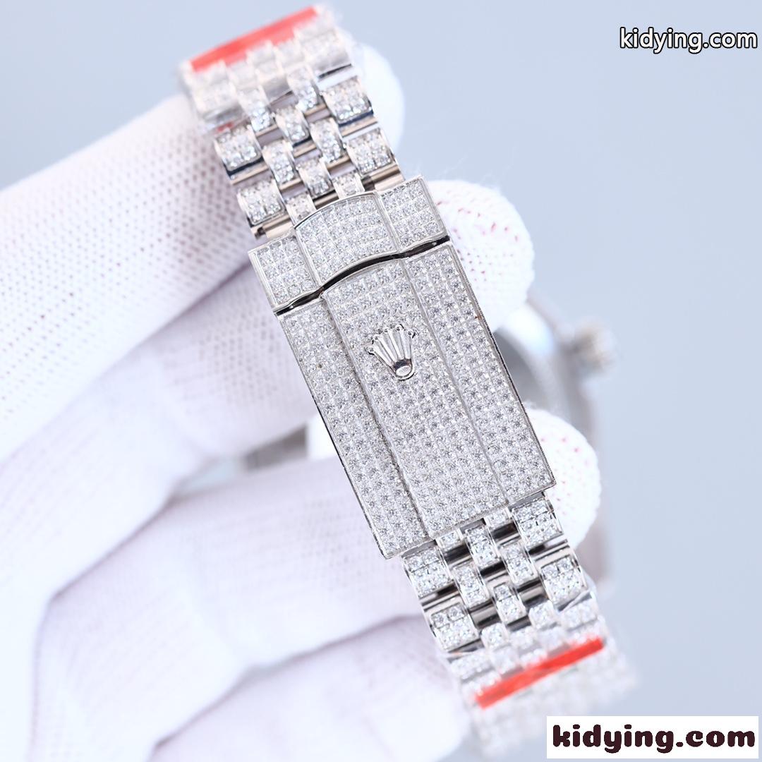 選べる5色 キラキラ 存在感アップ 自動巻き ロレックス 腕時計 コピー サファイアガラス 41mm 豪華-7