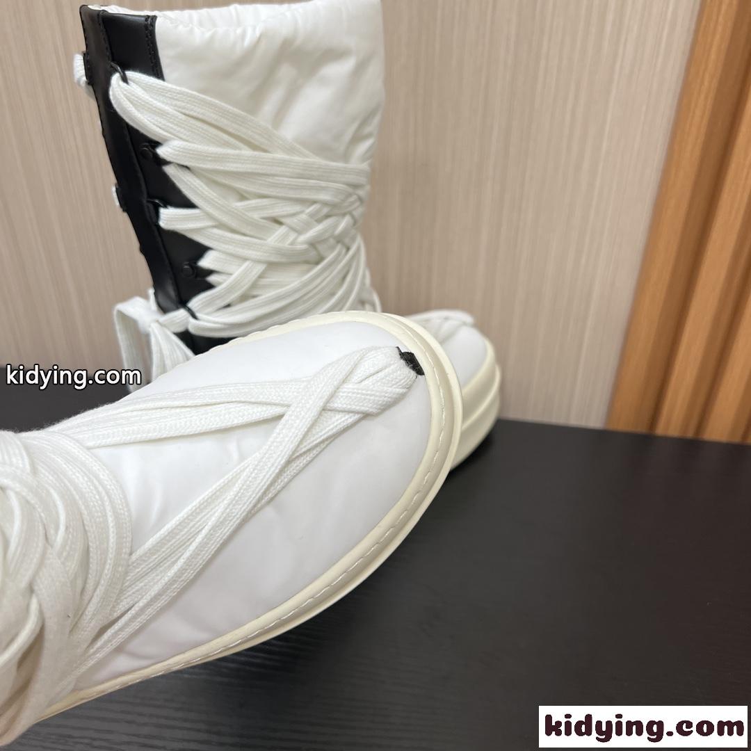 MONCLER ｘ RICK OWENS BIGROCKSブーツ モンクレール ブーツ スーパーコピー ホワイト-4