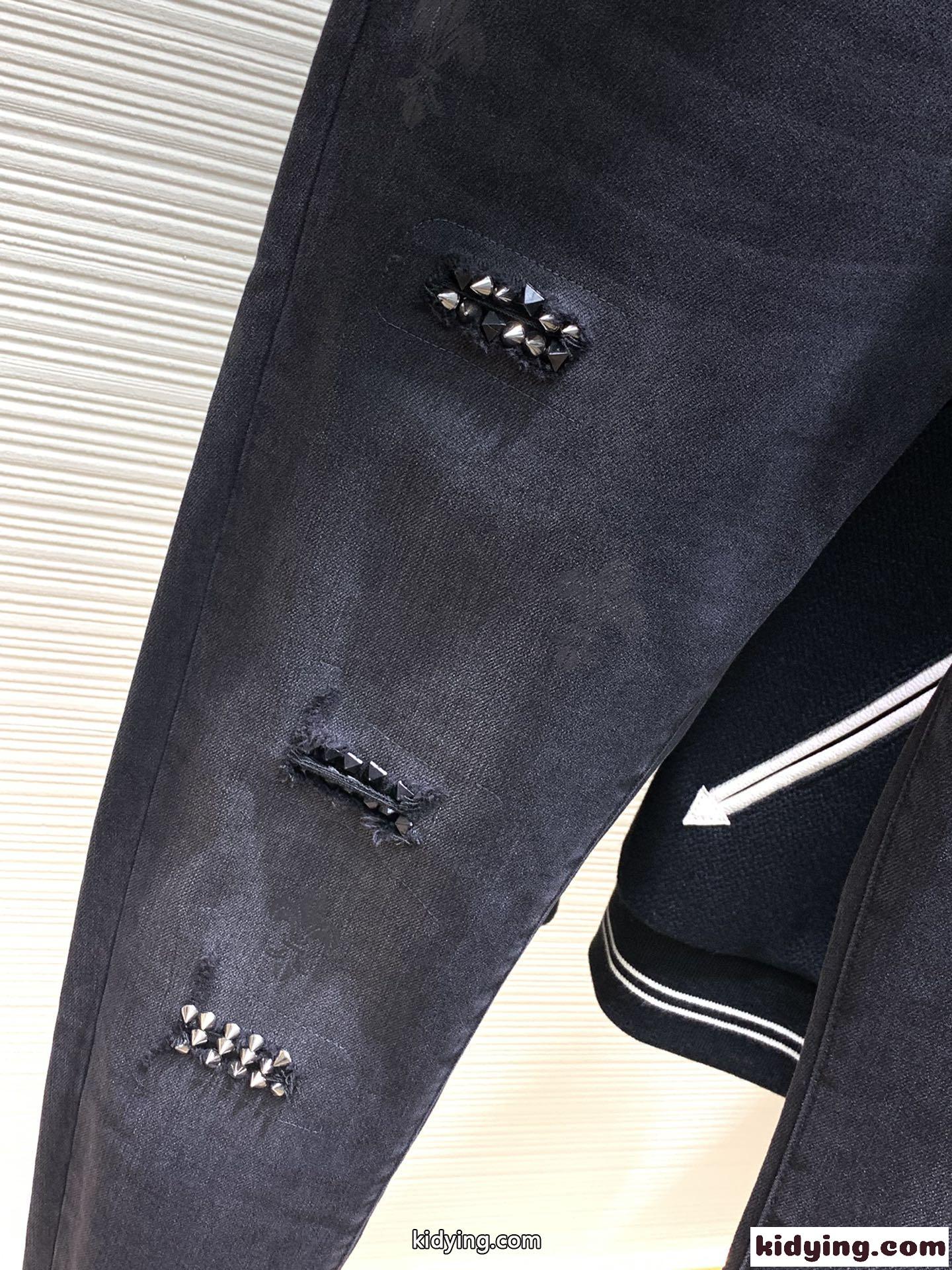 クロムハーツ ジーンズ コピー メンズ おしゃれ カジュアル 合わせやすい デニムパンツ-1
