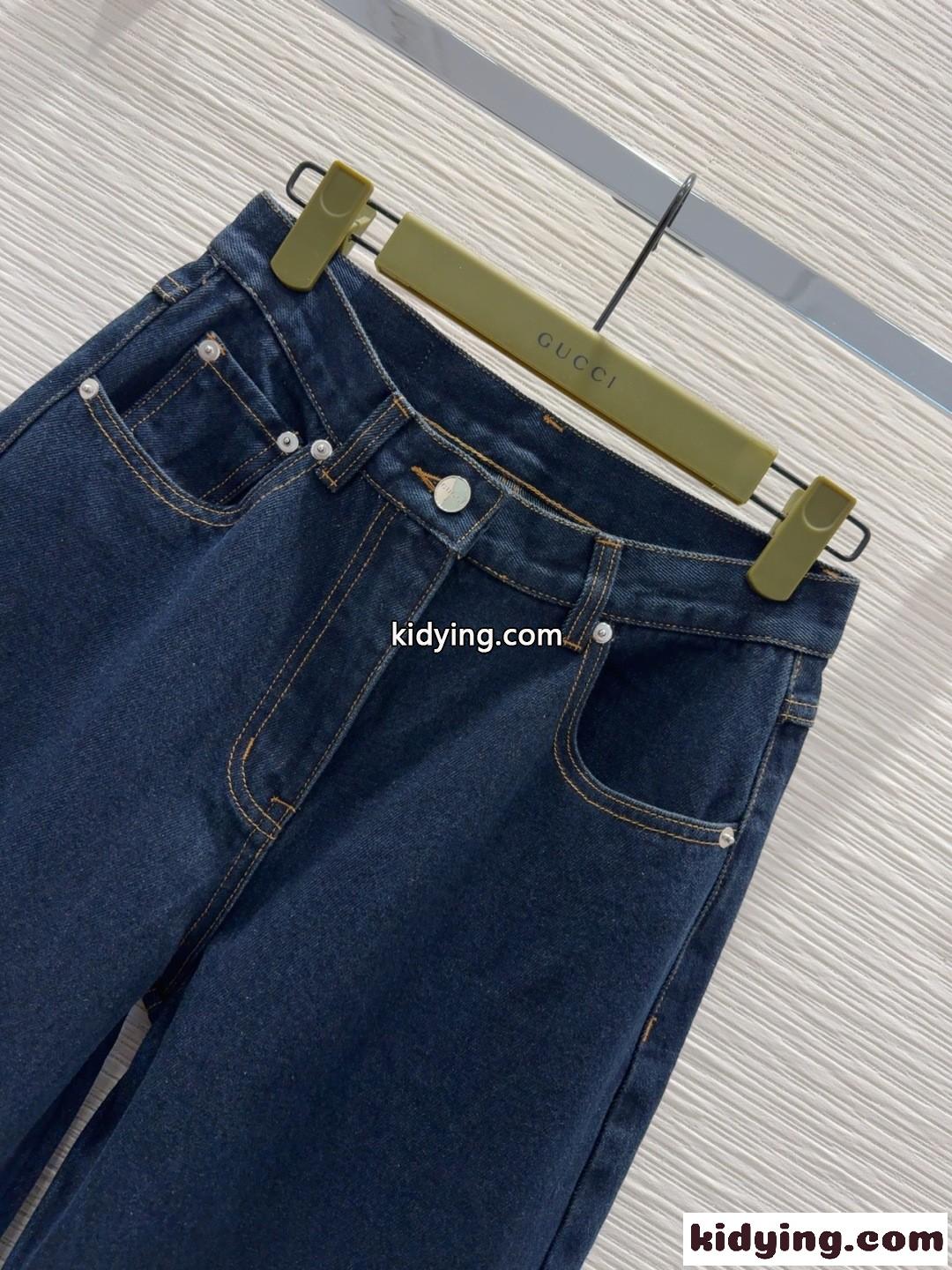 定番 合わせやすい デニムパンツ グッチ ジーンズ コピー レディース-1