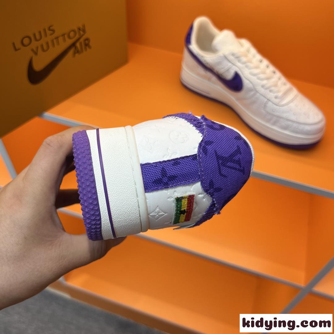 LV x OFF-WHITE x Nike 人気 オフホワイト スニーカー コピー おしゃれ カジュアル レースアップ-0