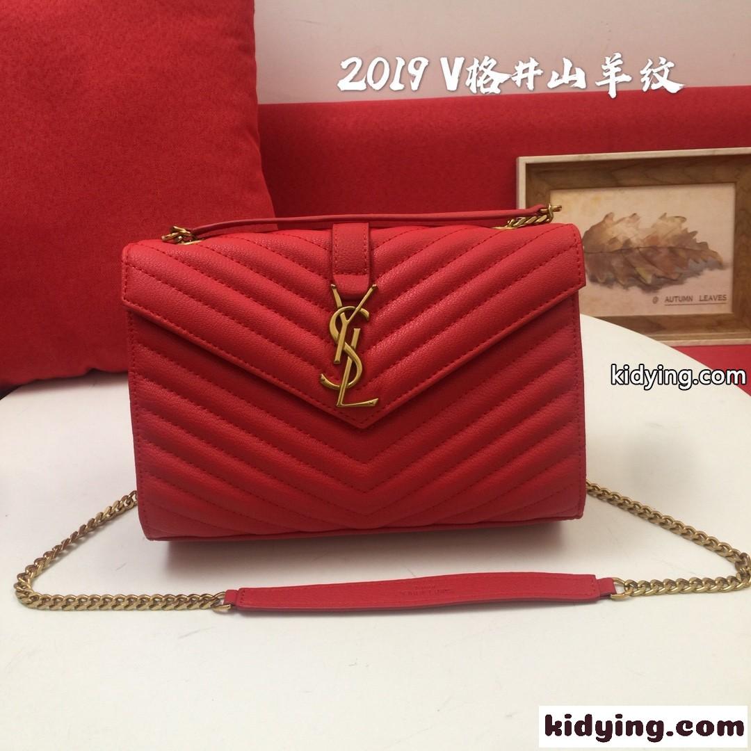 イヴ・サンローラン バッグ コピー ミディアムバッグ YSL モノグラム エンベロープ-0