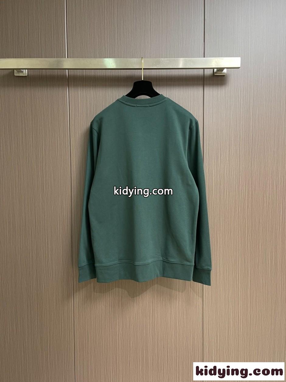 GIVENCHY 4Gロゴ コットン スウェットシャツ ジバンシィ Tシャツ 偽物 グリーン-1