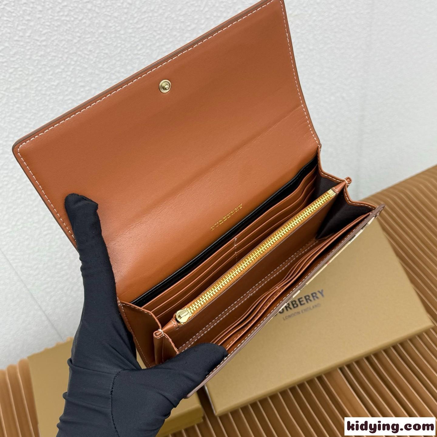 チェック コンチネンタルウォレット バーバリー 財布 コピー 人気-3