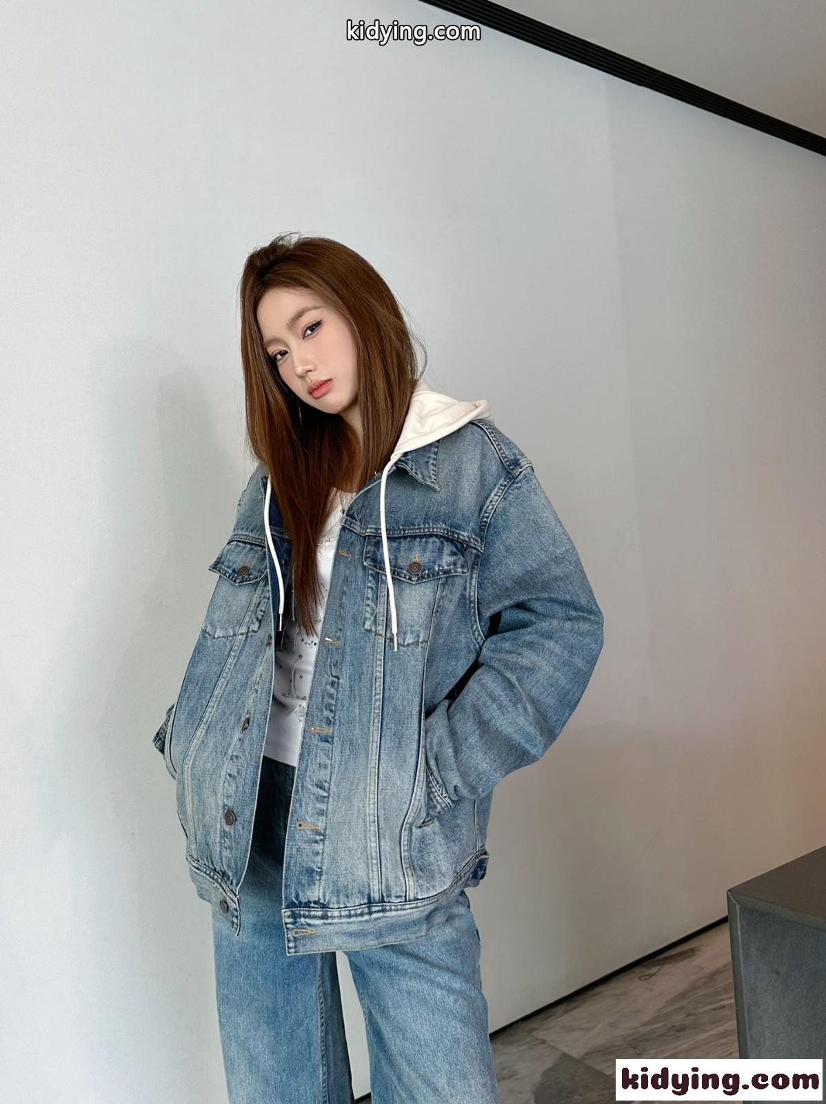 フード付き トラッカージャケット セリーヌ ジャケット コピー ユニセックス-4