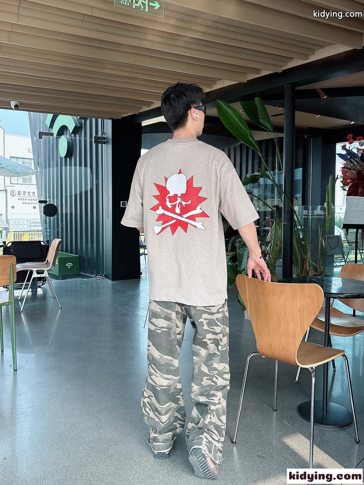 オーバーサイズ マスターマインド・ジャパン Tシャツ コピー コットン 半袖Tシャツ-3