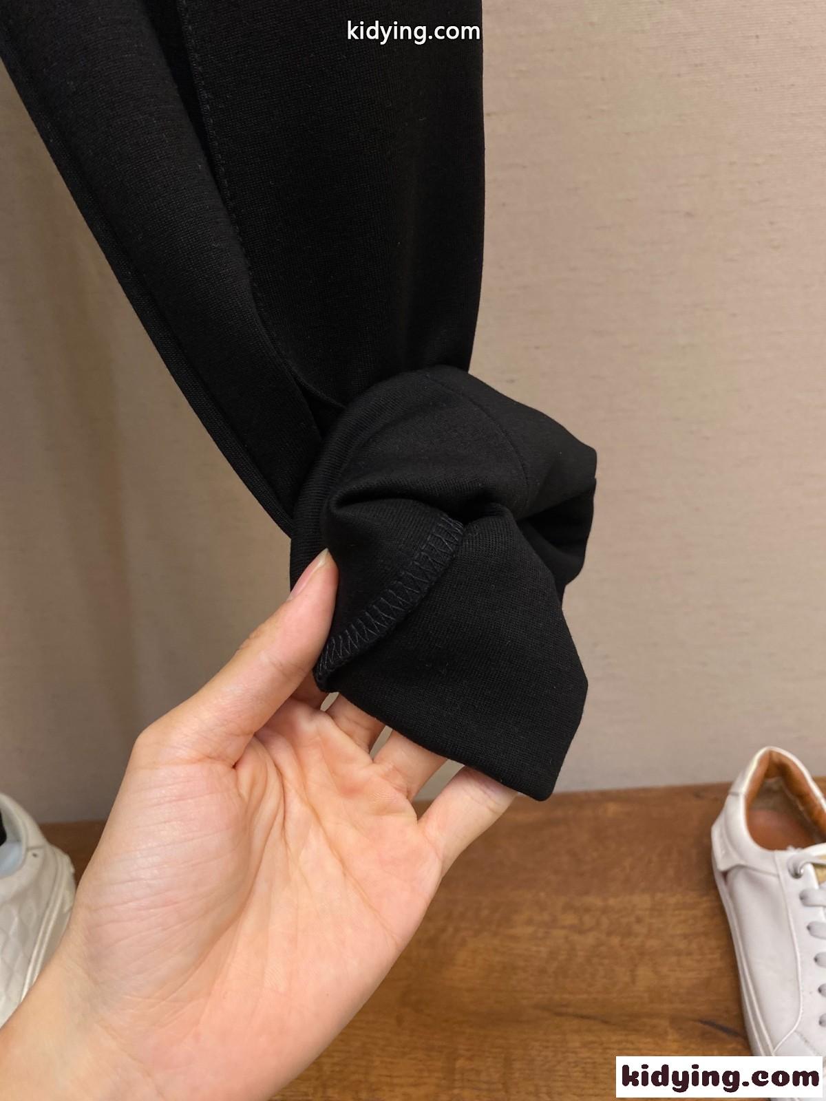 カジュアル ロングパンツ エルメネジルド・ゼニア パンツ 偽物 ブラック-4