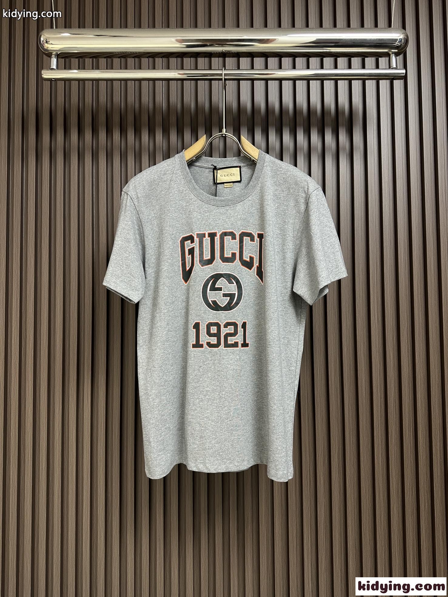 合わせやすい 定番 グッチ Tシャツ コピーロゴ 半袖tシャツ おしゃれ-0