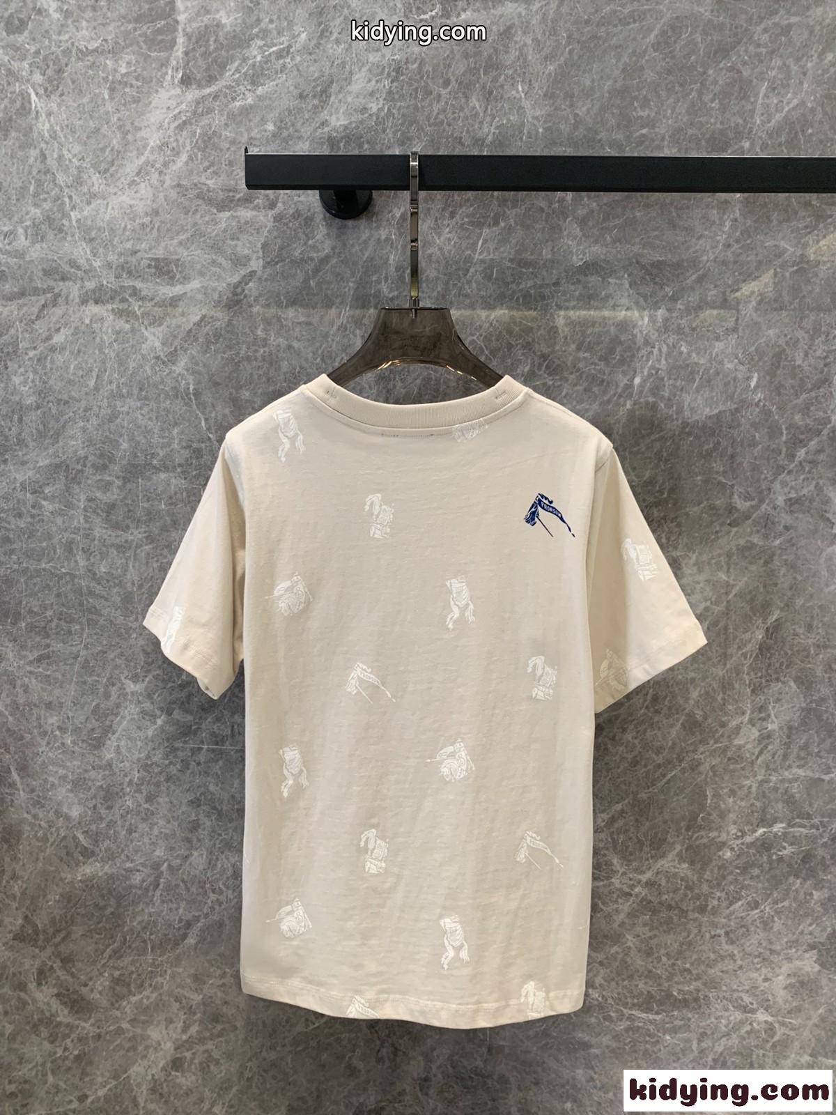 EKD コットンTシャツ バーバリー Tシャツ コピー 半袖 トップス ベージュ-1