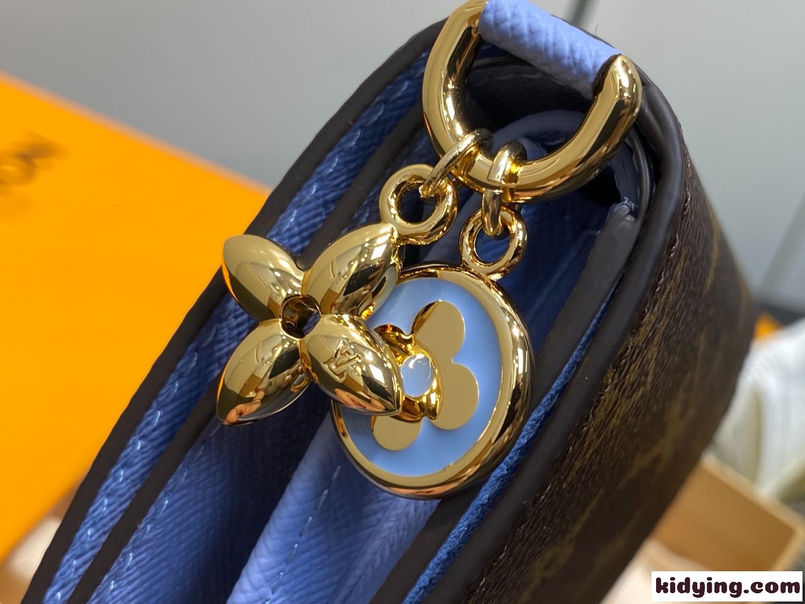 M14613 ウォレット・LV チャーム ルイヴィトン スーパーコピー 二つ折り財布-3
