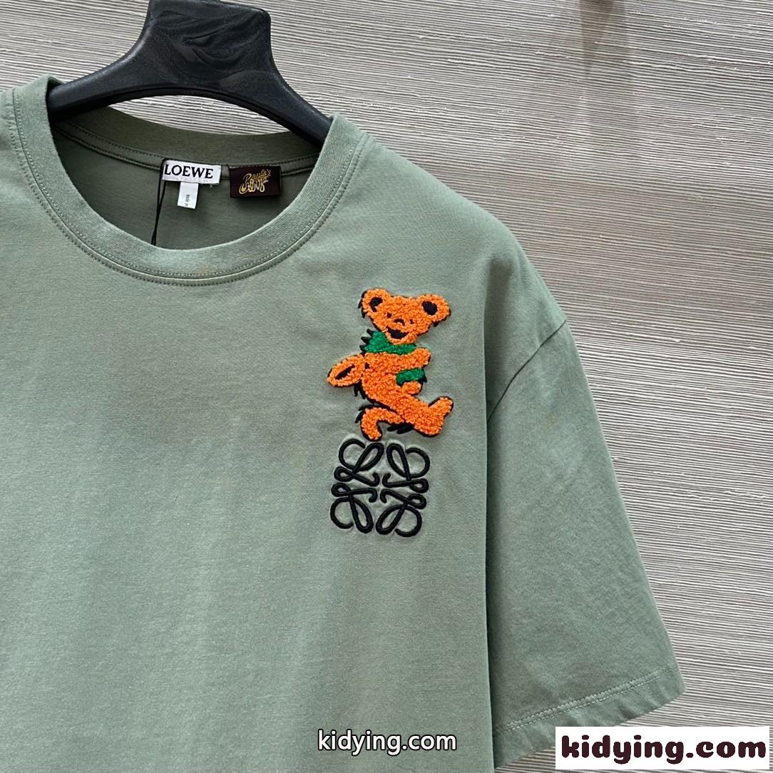 リラックスフィット コットンTシャツ ロエベ Tシャツ コピー ユニセックス-2