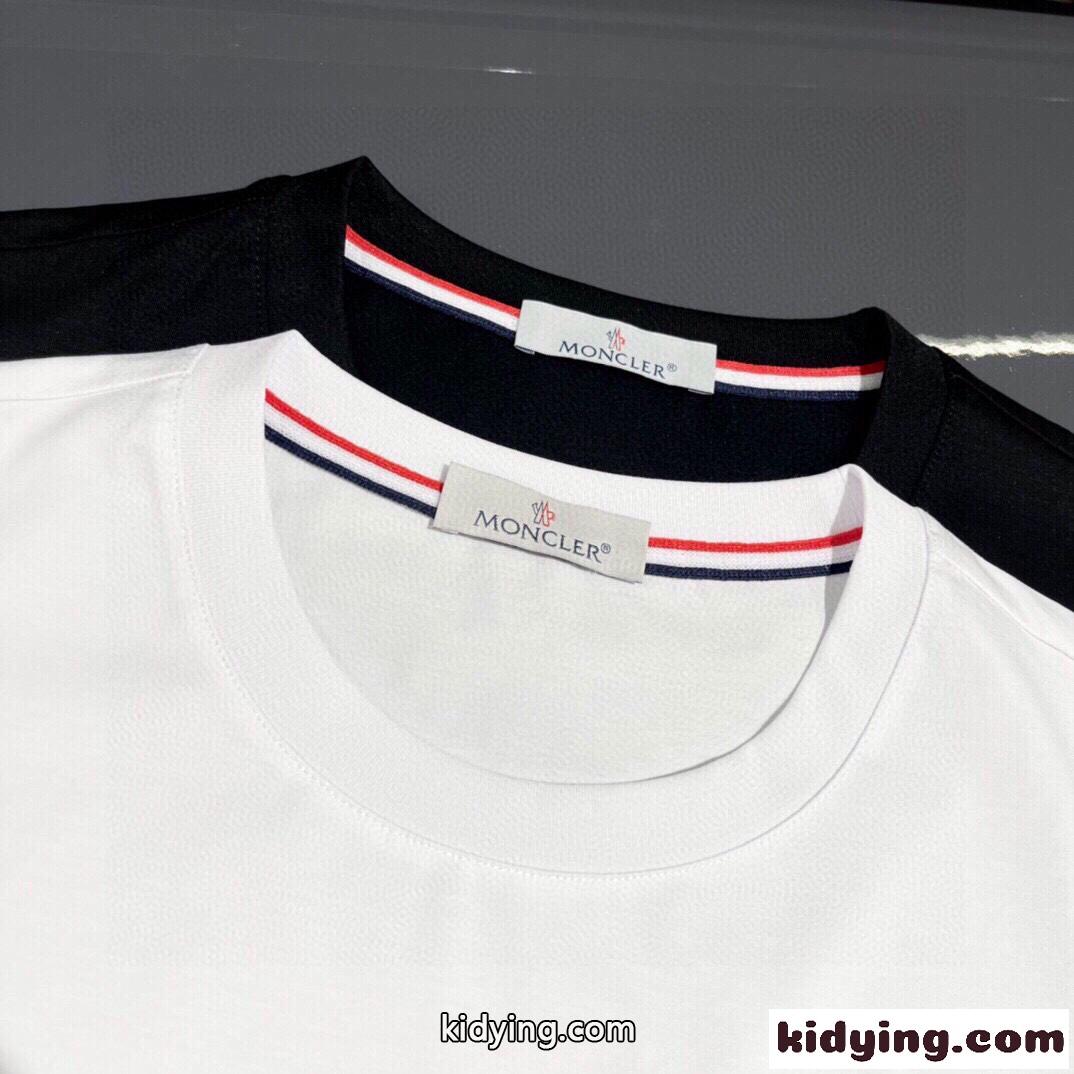 シンプル 人気 着回し モンクレール tシャツ コピー メンズ クルーネック 半袖 トップス-3