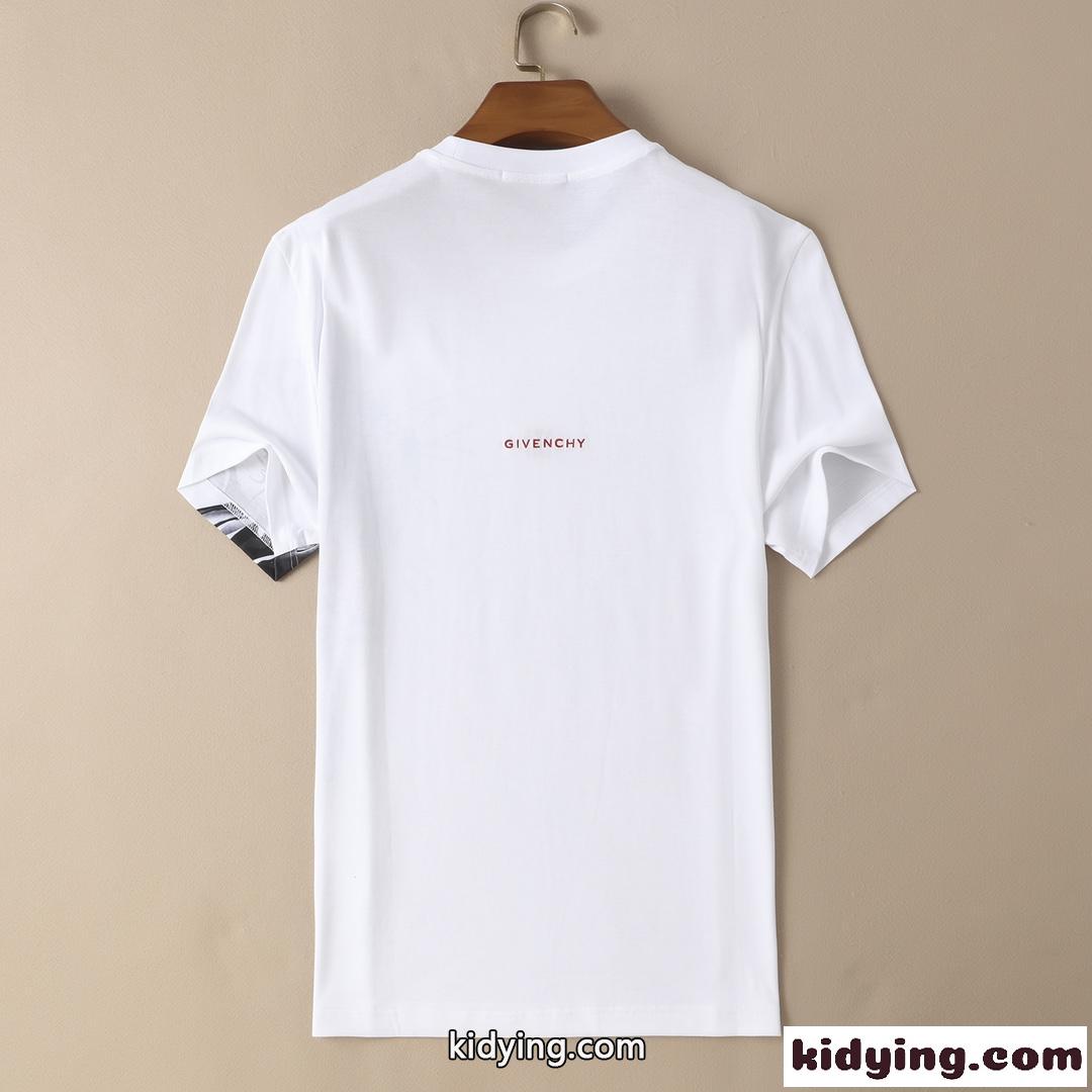高品質 かっこいい 春夏 ストリート メンズ 半袖 トップス ジバンシィ Tシャツ コピー 着心地いい おしゃれ 白 ホワイト-1