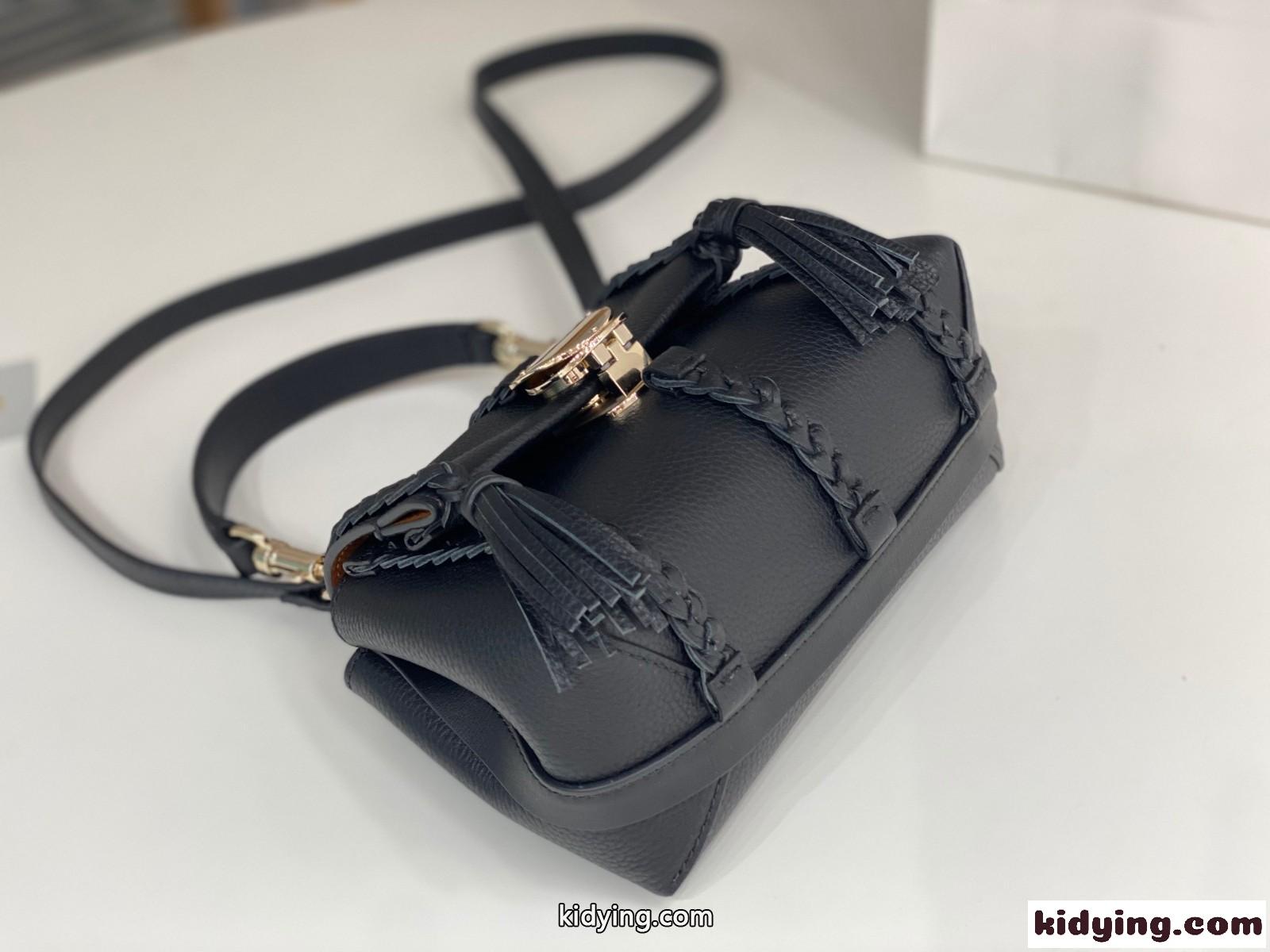 PENELOPE ミニ ソフト ショルダーバッグ クロエ バッグ スーパーコピー ブラック-2