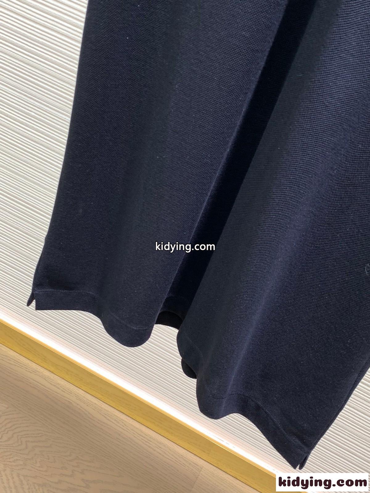 エルメネジルド・ゼニア Tシャツ コピー カジュアル コットン 半袖 ポロシャツ ブラック-3