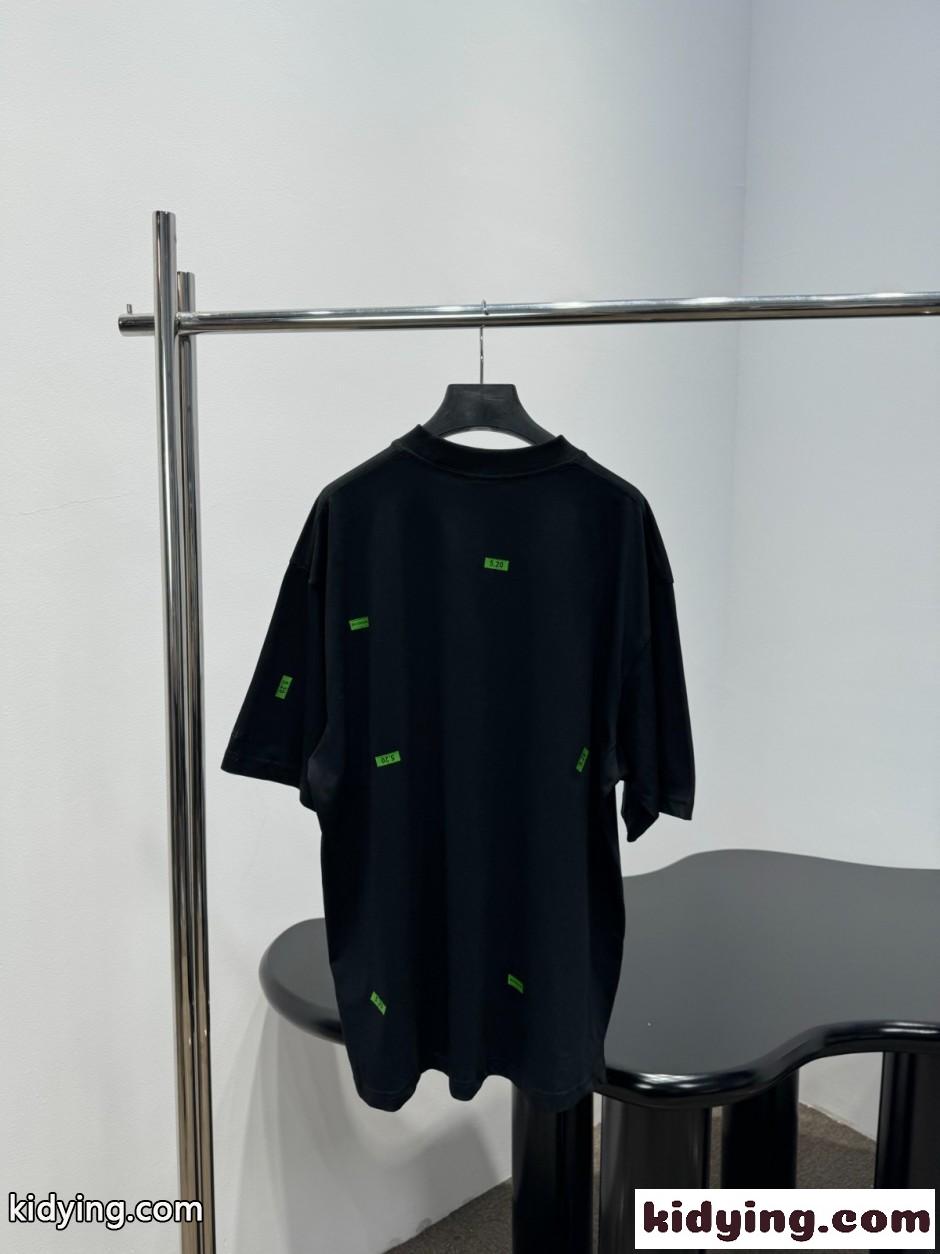 お洒落 オーバーサイズ 半袖Tシャツ バレンシアガ Tシャツ 偽物 ユニセックス-1