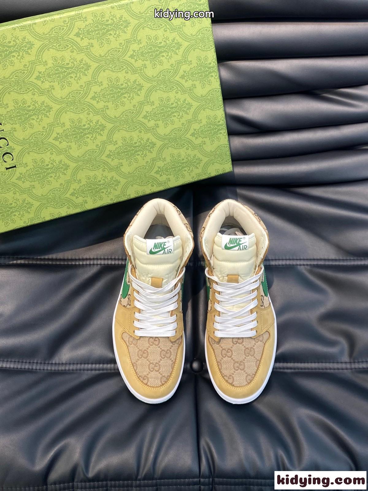 Gucci X nike ハイトップスニーカー グッチ スニーカー コピー メンズシューズ-2