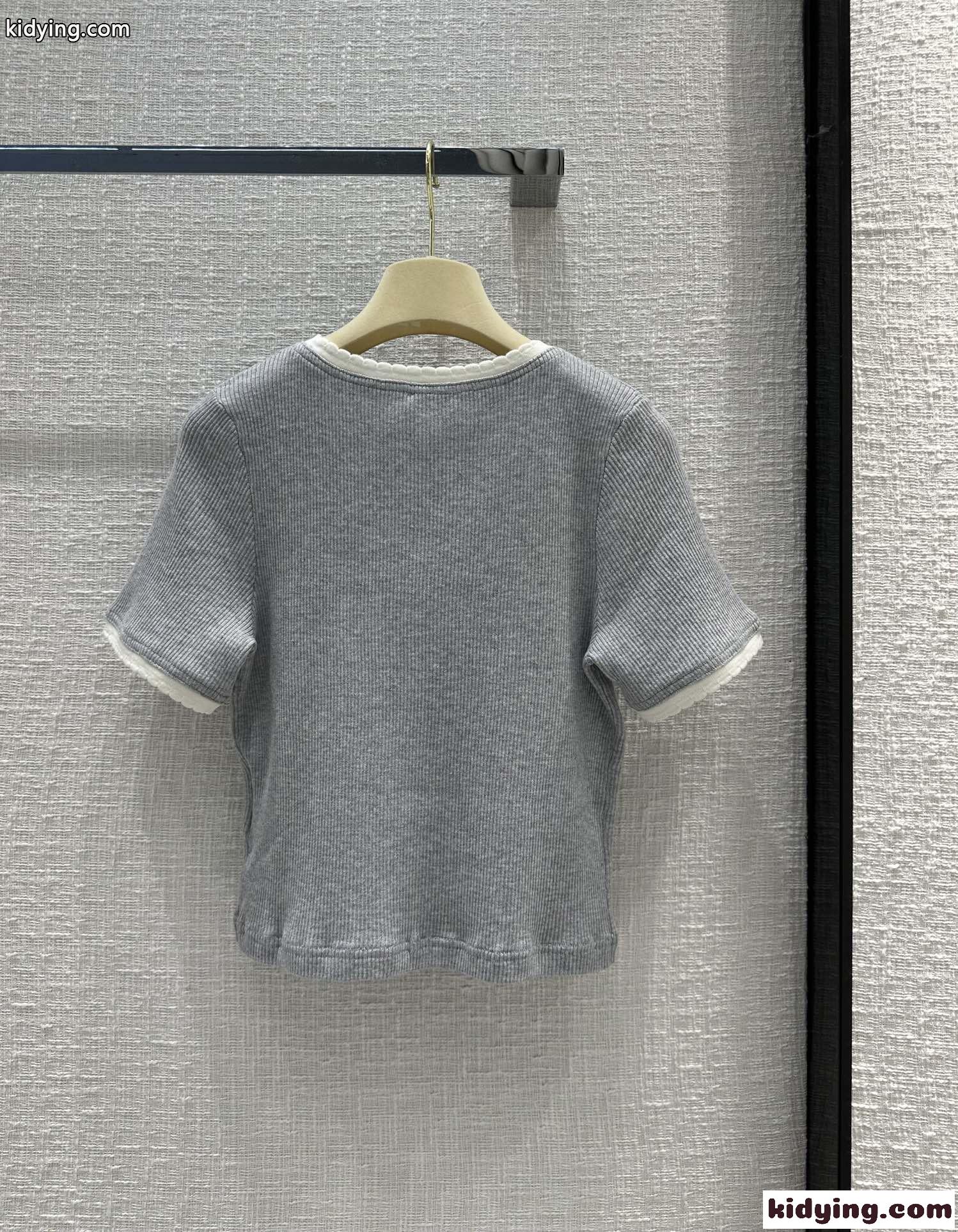 可愛い ウール ニット 半袖セーター ミュウミュウ セーター コピー レディース-3