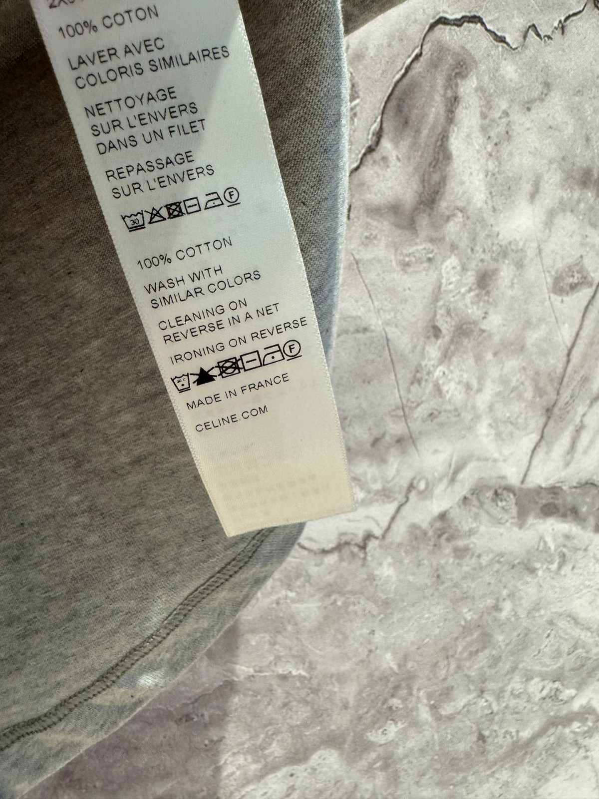 クラシック ロゴ クルーネックTシャツ セリーヌ 長袖Tシャツ コピー 人気-3