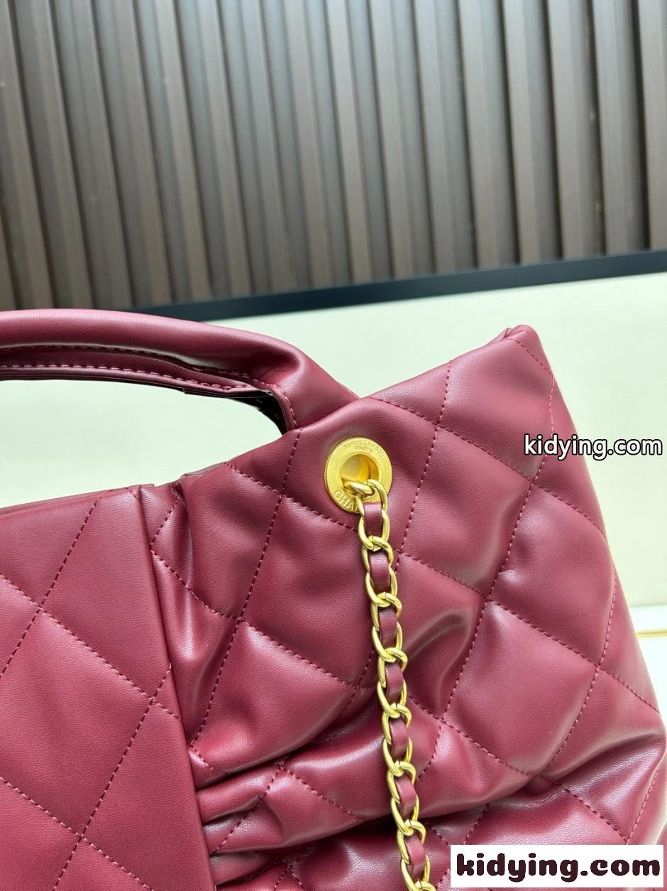 フェミニンに♪CHANEL マトラッセ リボン バッグ 25K シャネル コピー レッド-2