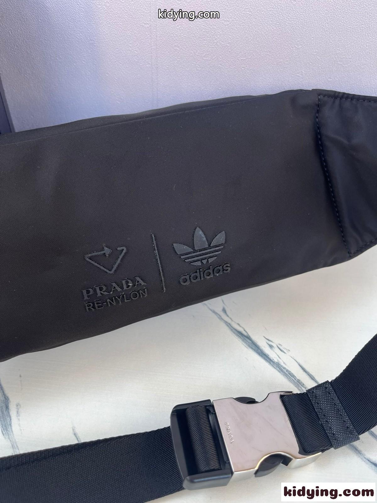 PRADA×adidas ナイロン ベルトバッグ プラダ バッグ コピー おしゃれ カジュアル-4