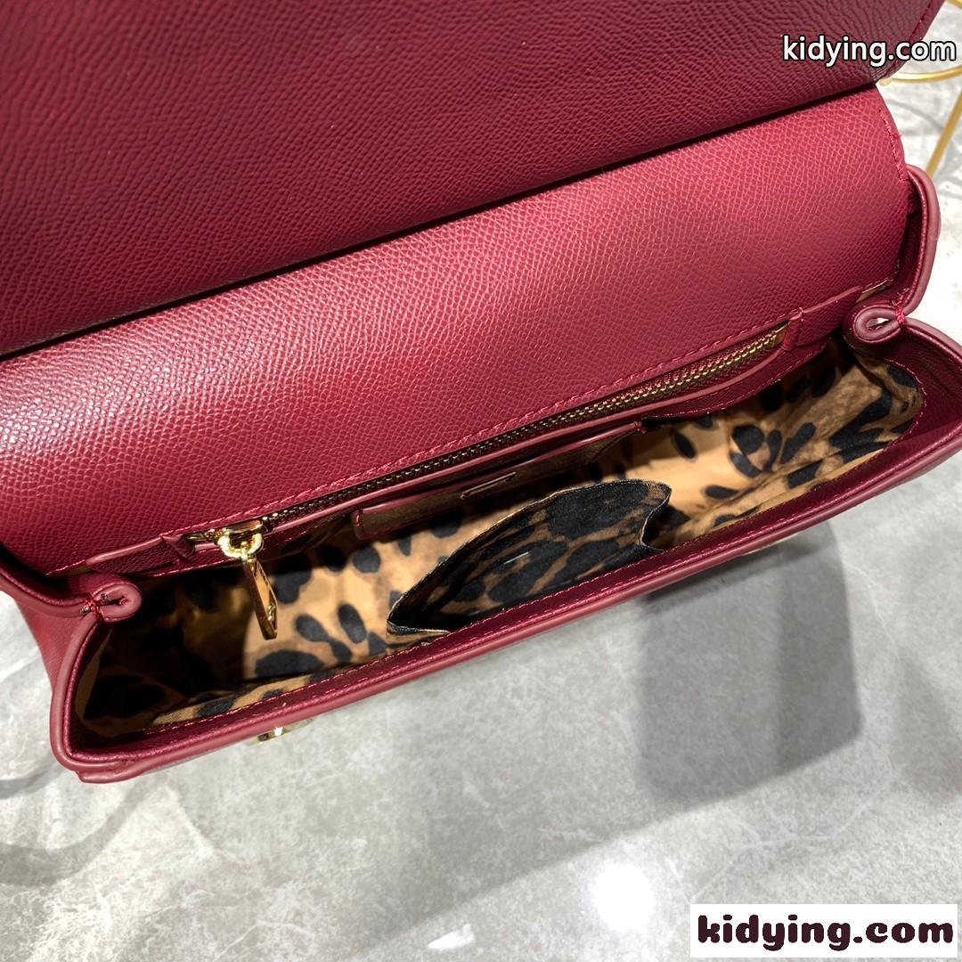 レディース トップハンドルバッグ ストラップ付き 斜め掛け ドルチェ&ガッバーナ バッグ コピー エレガント フェミニン 定番 人気-3