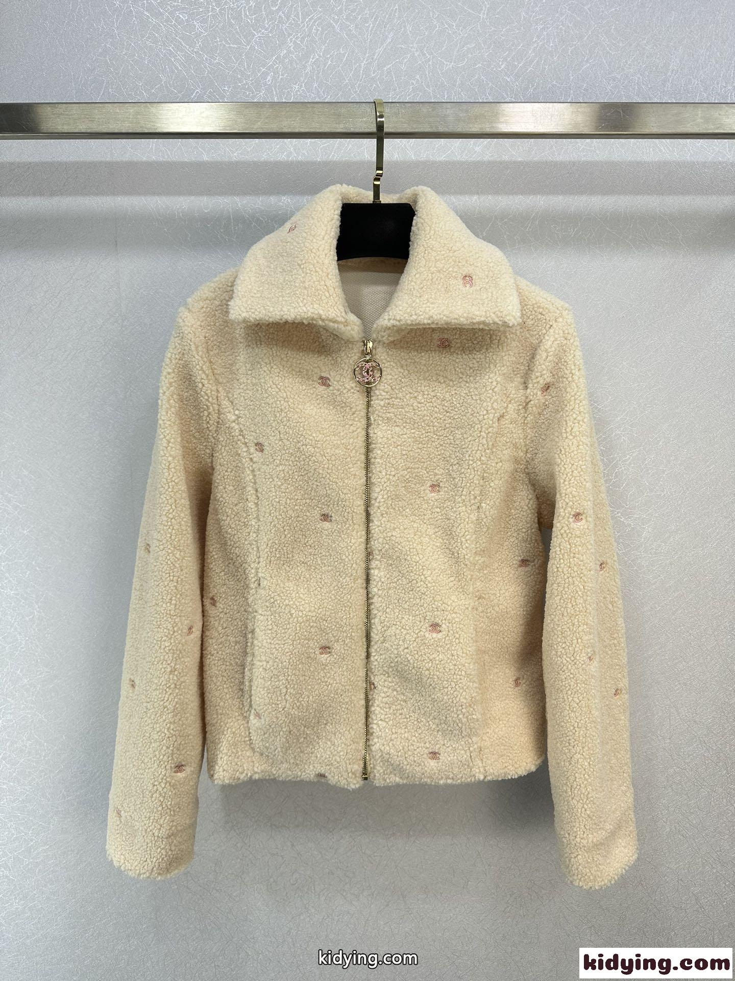 秋冬 定番 おしゃれ フリースジャケット シャネル ジャケット コピー ロゴ入り-0