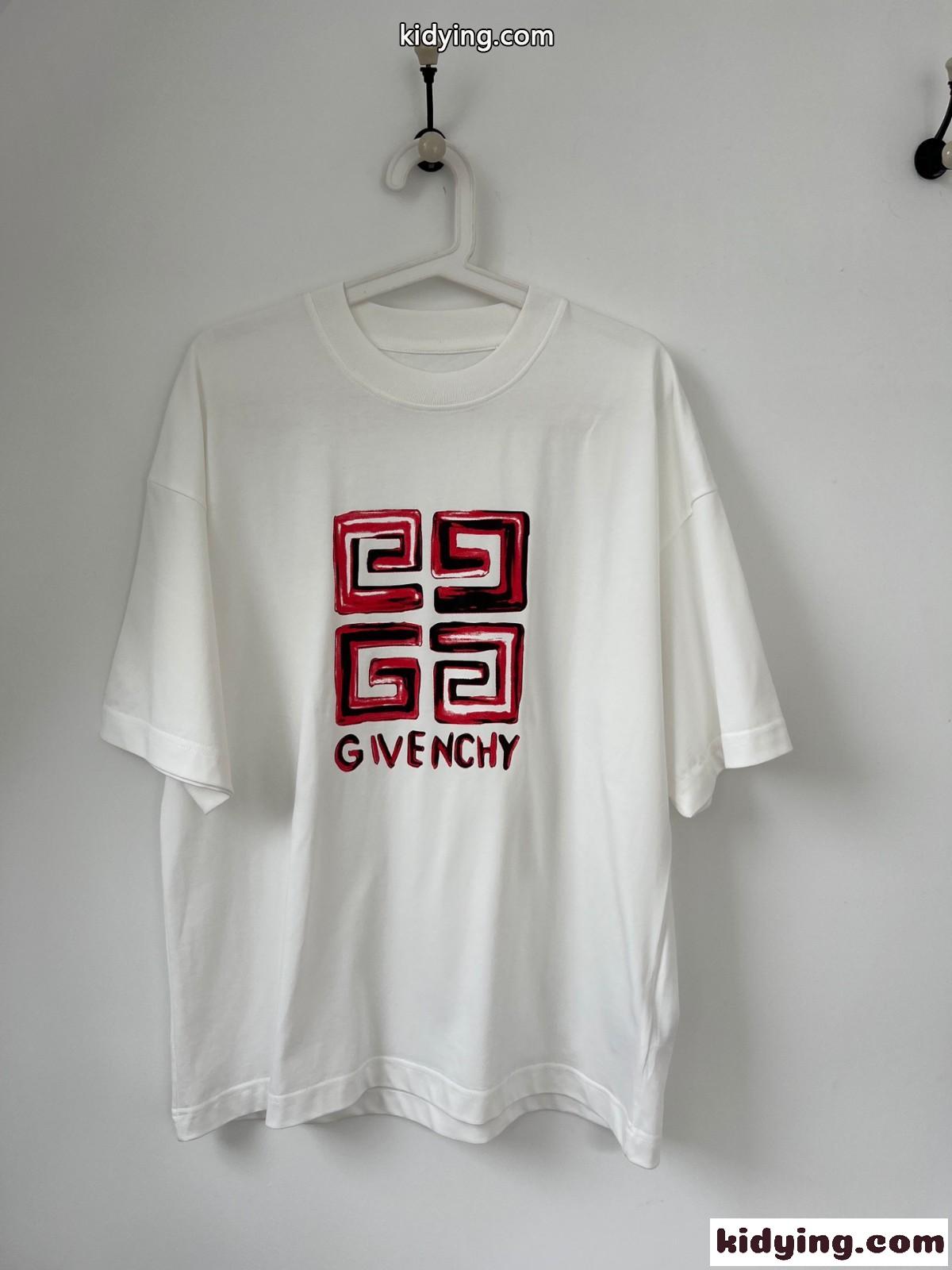 オーバーサイズ ユニセックス コットン 4G 半袖Tシャツ ジバンシィ Tシャツ コピー-2