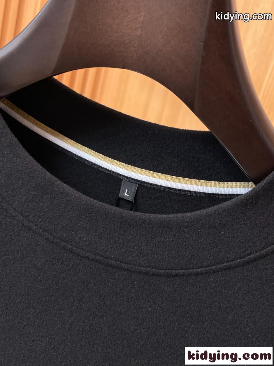 ベーシック 秋冬 長袖Tシャツ ヒューゴ・ボス Tシャツ 偽物 厚手 トップス-4