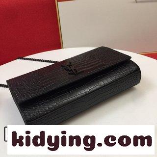 サンローランのロゴは正面にバッグを覆って イヴサンローラン カバン コピー 馬衔索式チェーンの肩ベルト-2