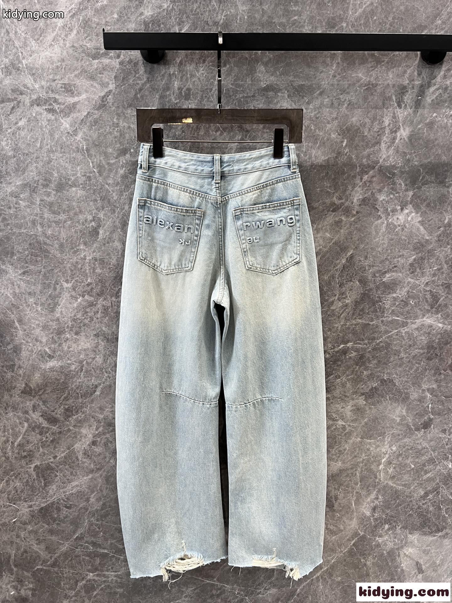 今季トレンド カーブデニムパンツ アレキサンダーワング ジーンズ コピー レディース-0