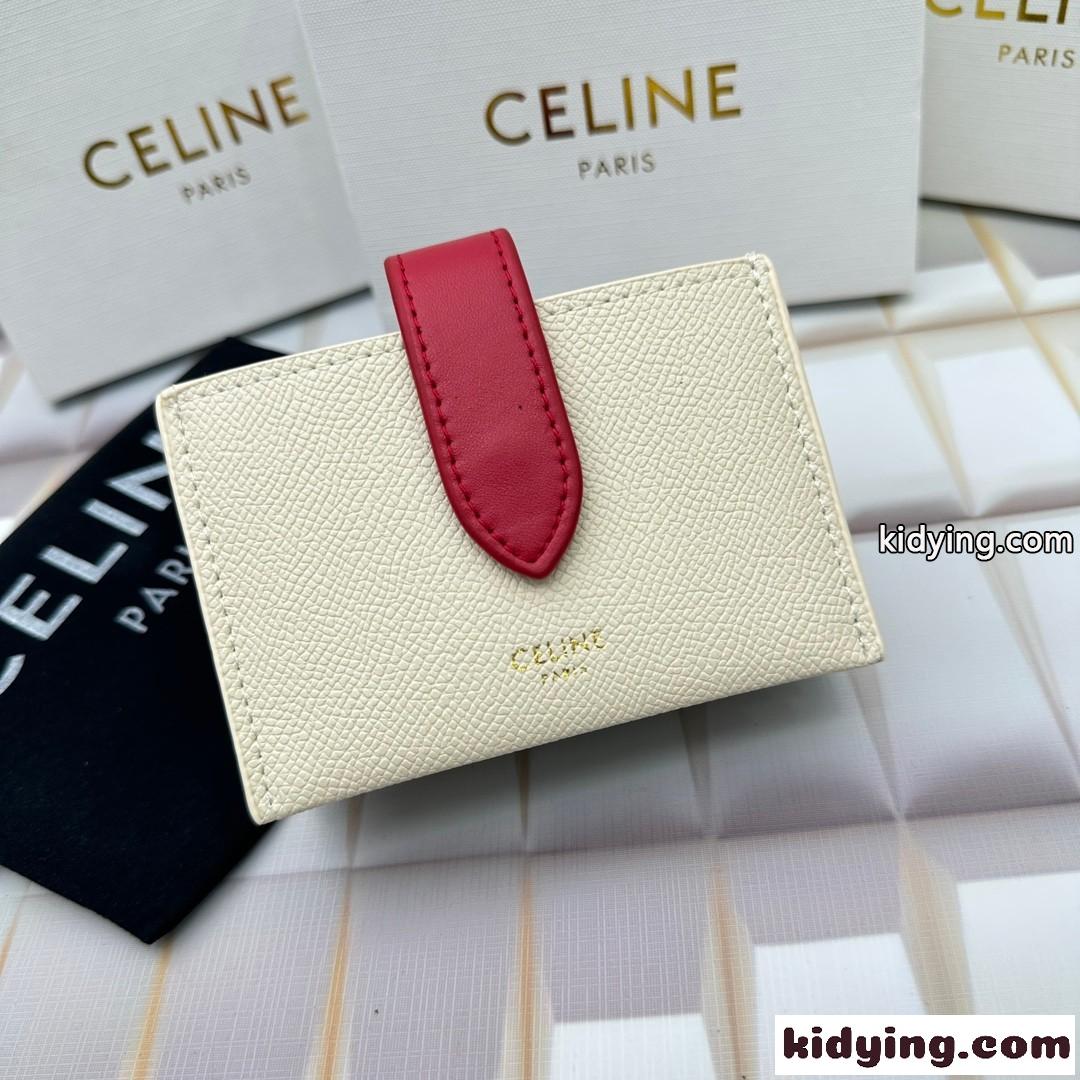 人気 セリーヌ CELINE アコーディオン カードホルダー コピー ロゴ-0